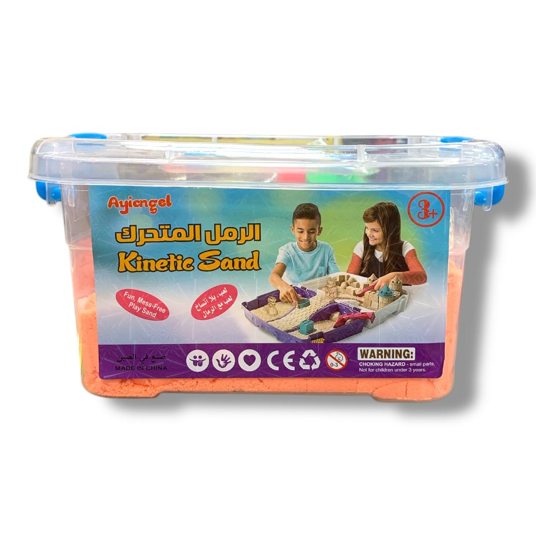 Kinetic Sand 1 KG Orange || رمل سحري 1 كيلو برتقالي
