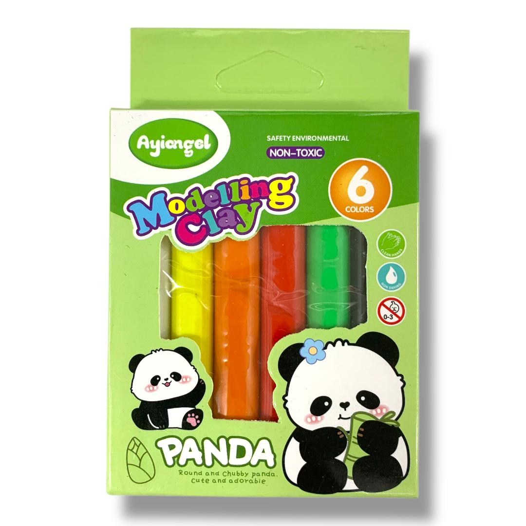 Panda Modeling Clay 6 Colors || طين صلصال 6 لون باندا