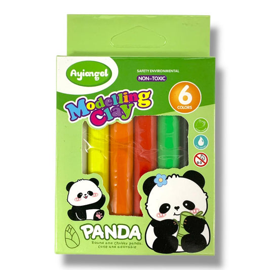 Panda Modeling Clay 6 Colors || طين صلصال 6 لون باندا