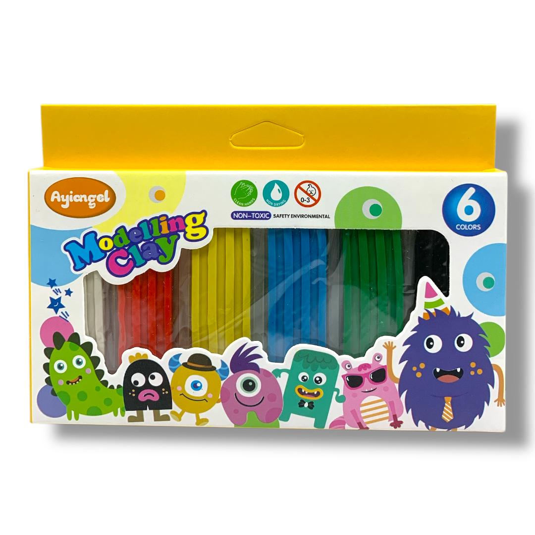 Brick Modeling Clay 6 Colors Monster || طين صلصال اشكال 6 لون مونستر