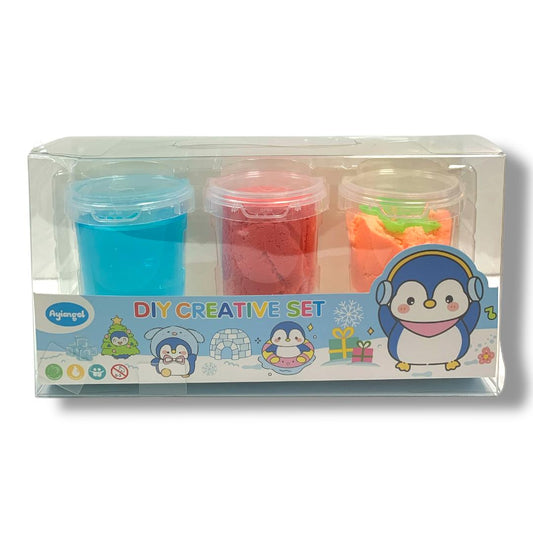 DIY Creative Set Sand Slime #1 || مجموعة رمل سحري و سلايم