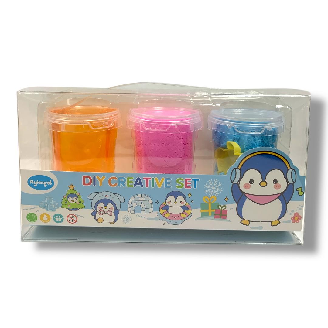 DIY Creative Set Sand Slime #3 || مجموعة رمل سحري و سلايم
