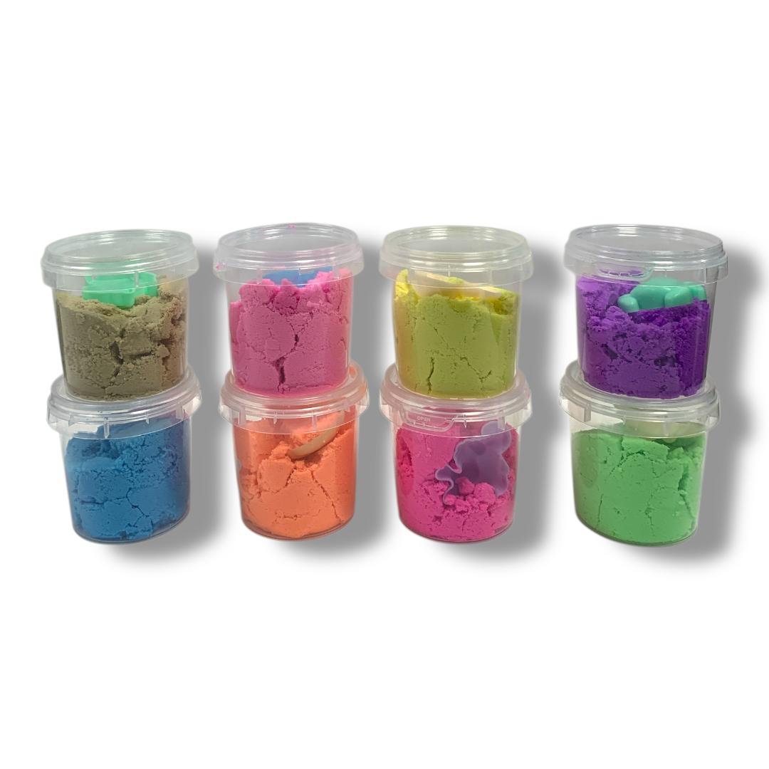 DIY Creative Set Magic Sand 8 Colors || مجموعة رمل سحري 8 لون
