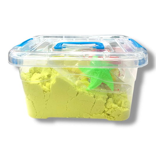 Kinetic Sand 1 KG Yellow || رمل سحري 1 كيلو اصفر