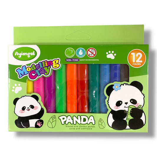Panda Modeling Clay 12 Colors || طين صلصال 12 لون باندا