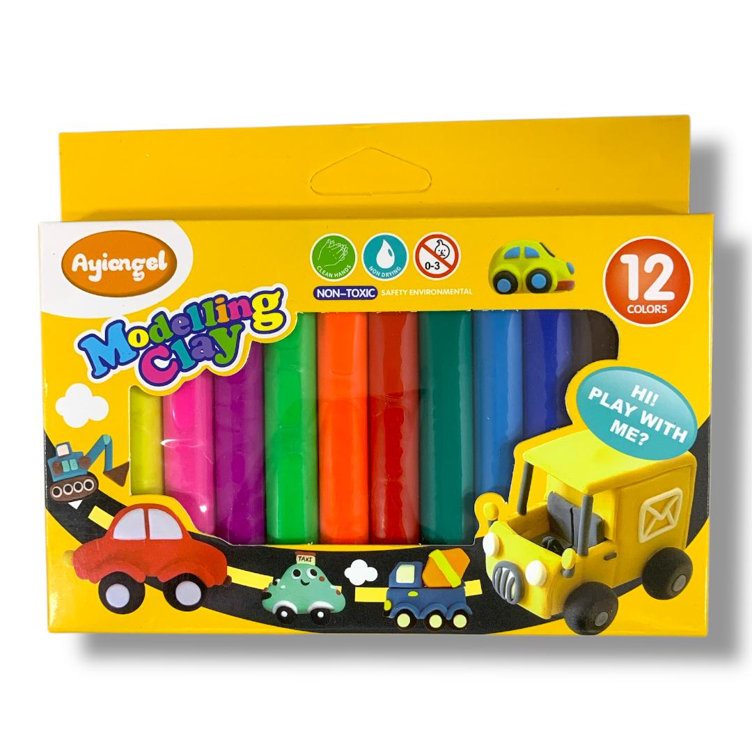 Modeling Clay 12 Colors || طين صلصال 12 لون