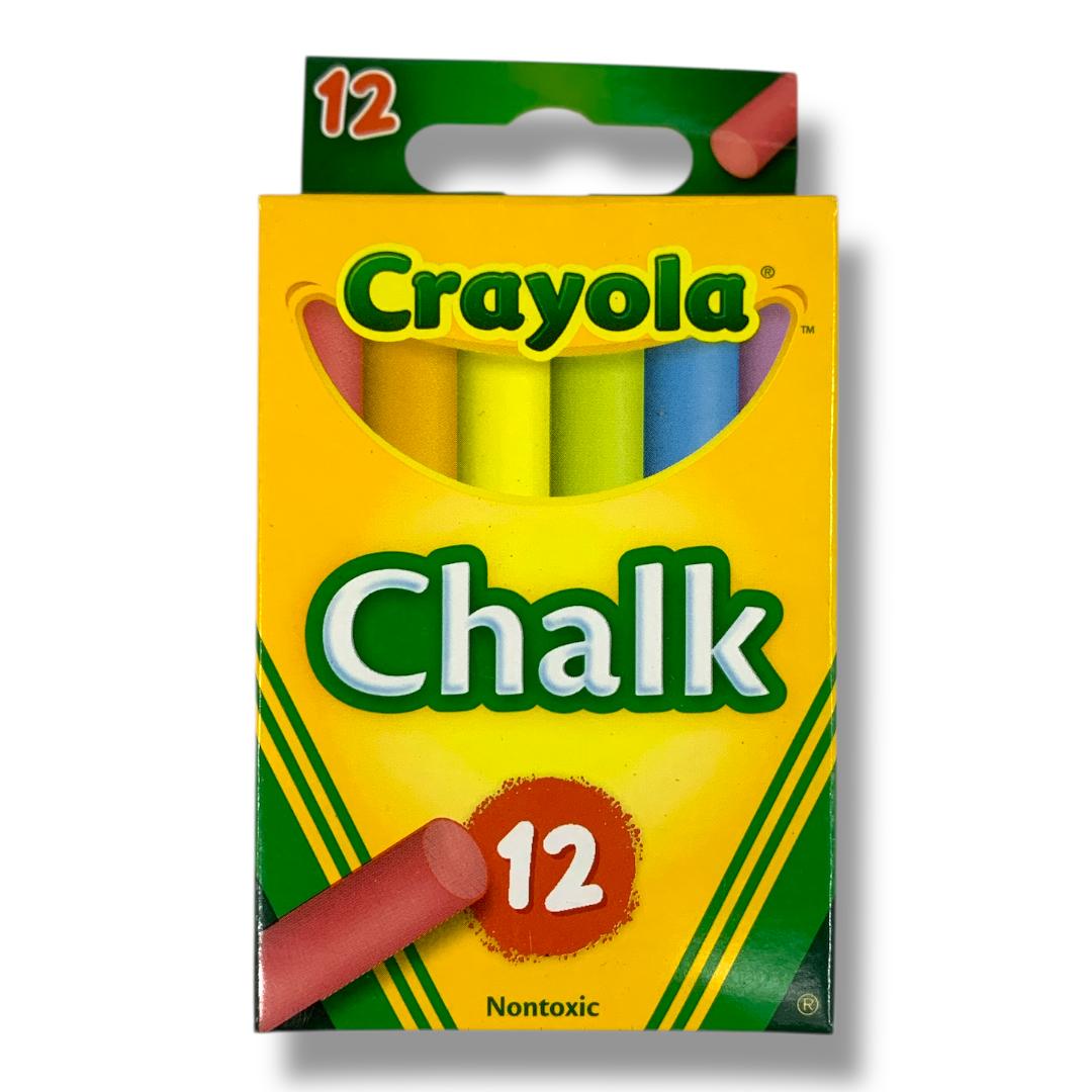 Crayola Colored Chalk Pack 12 Colors || علبة طباشير ملونة كرايولا 12 لون