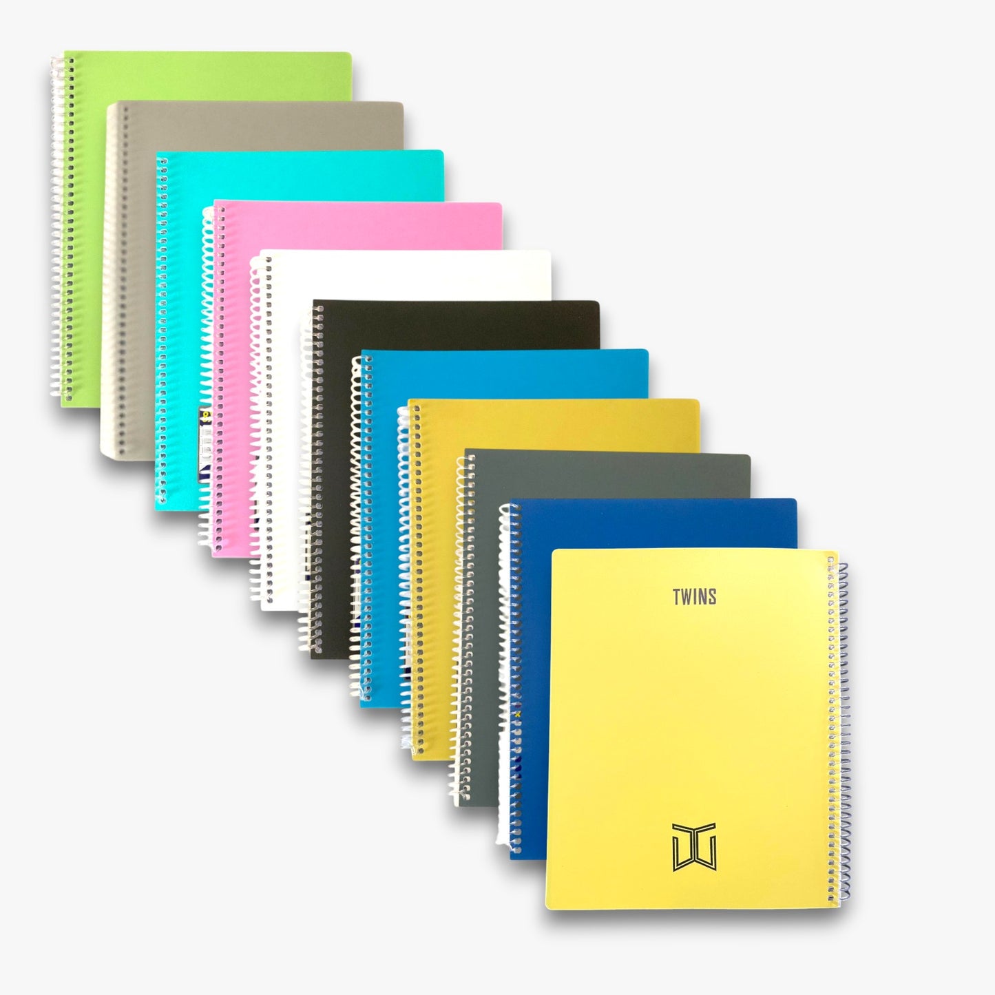 A&T Spiral Note Book A4 60 Pages Arabic Assorted Colors || A4 دفتر سلك سادة أطلس عدد 60 ورقة مسطر عربي حجم الوان مختلفة