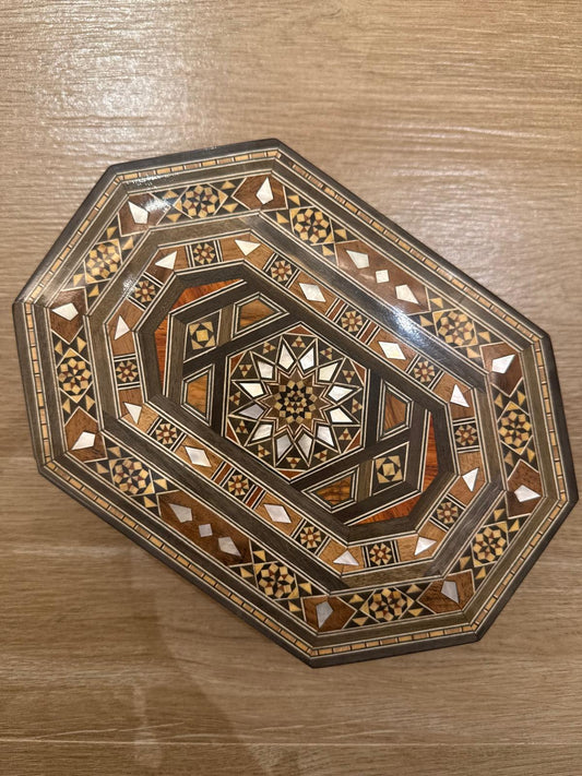 Octagonal Wooden Box || بوكس دمشقي خشبي ثماني
