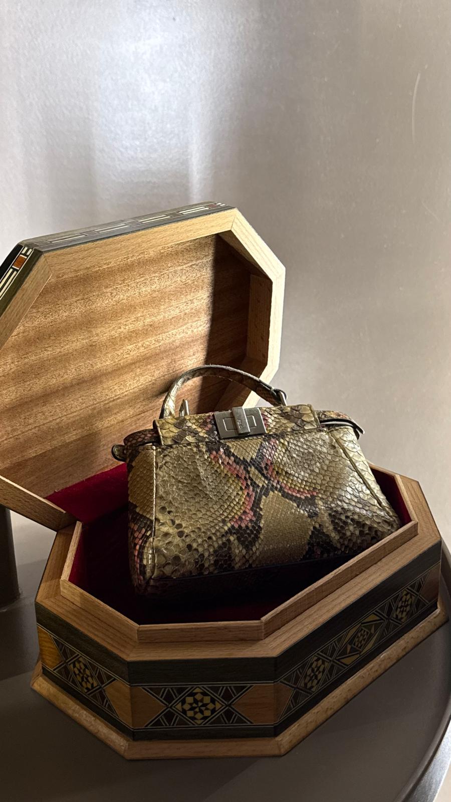 Octagonal Wooden Box || بوكس دمشقي خشبي ثماني