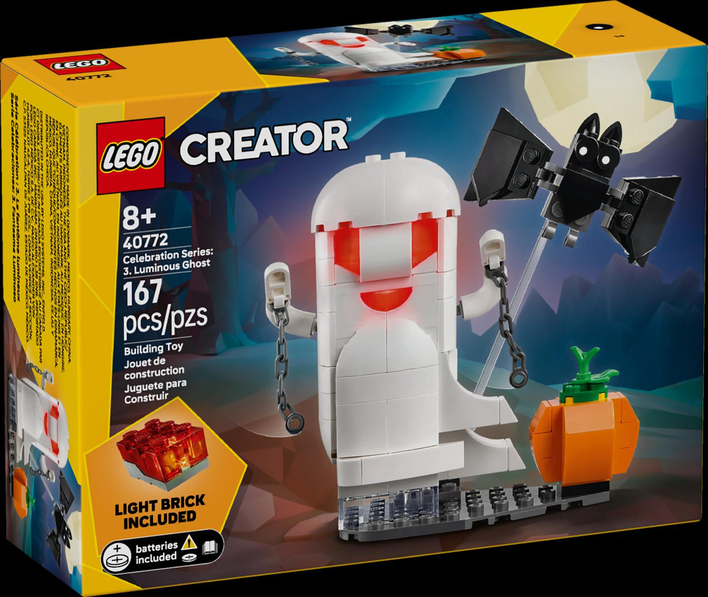 Lego Celebration Series Luminous Ghost 167 Pcs || ليقو الشبح المضيئ 167 قطعه