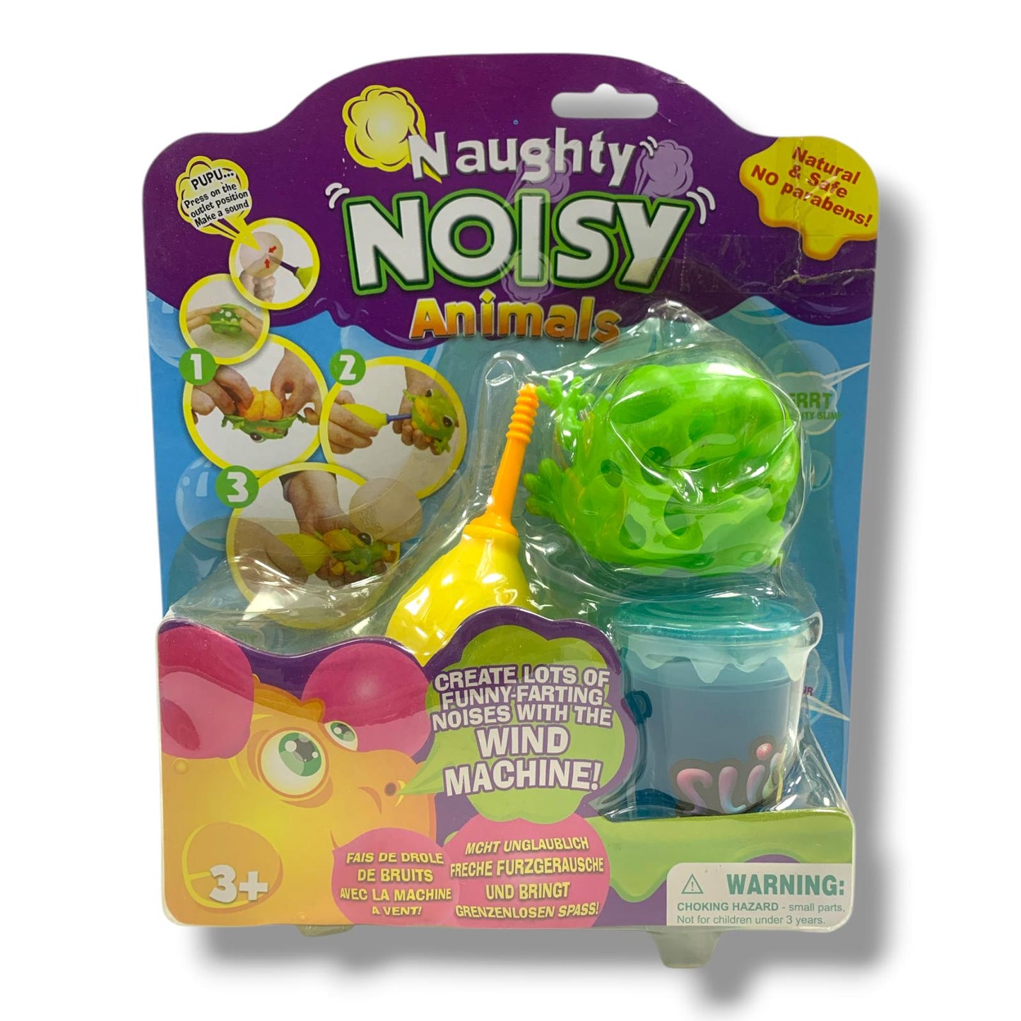 SLIMY Naughty Noisy Animals 200 g Frog || لعبة الحيوانات الشقية 200 جرام الضفدع
