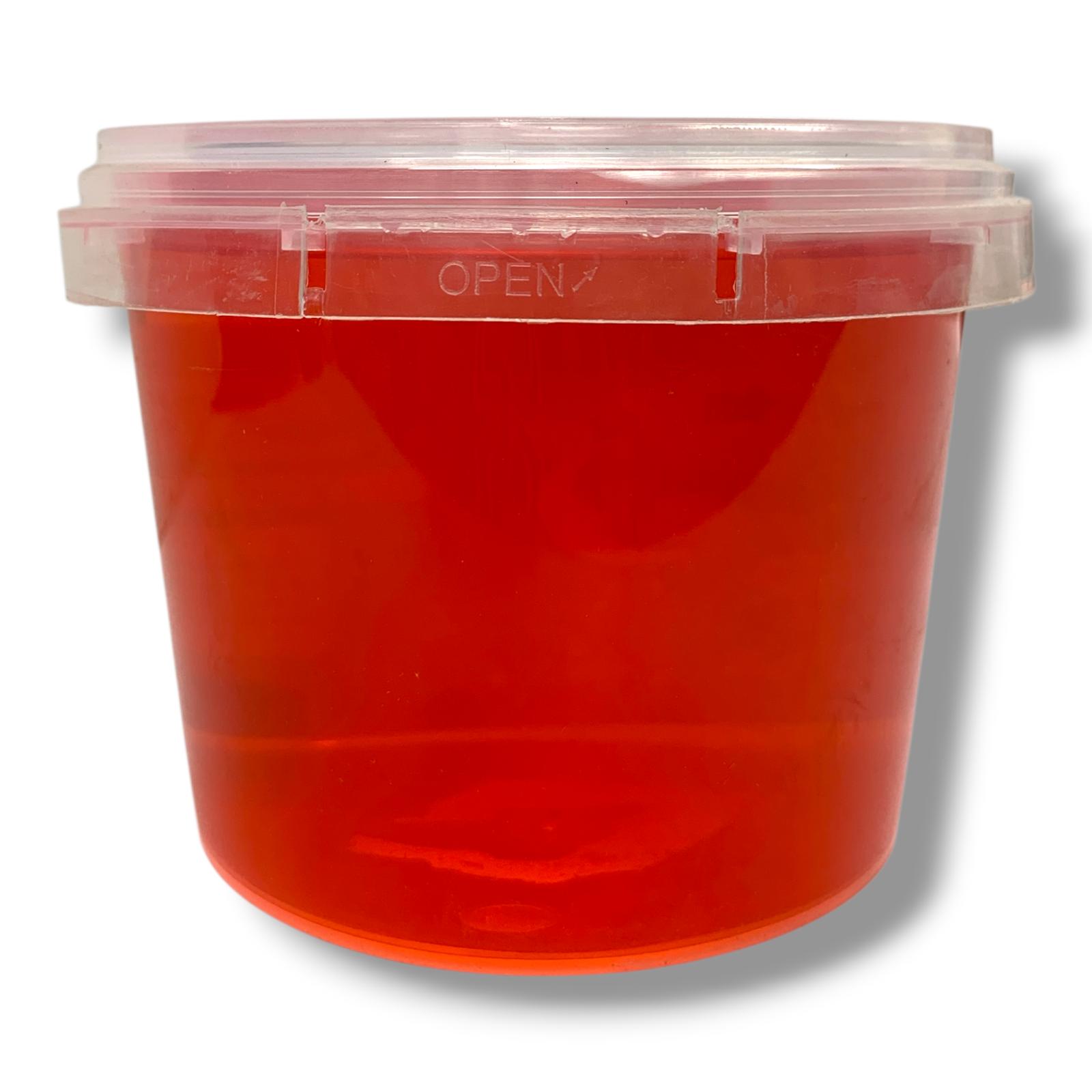 Jumbo Tub Stretchy Slime 500 g Red || علبة سلايم حجم 500 جرام لون احمر