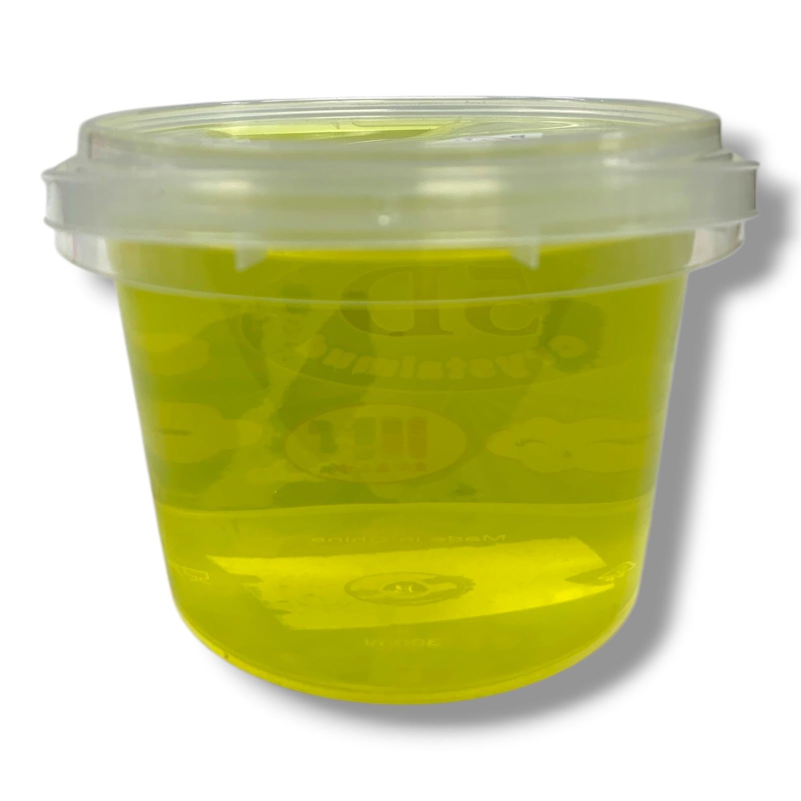 Jumbo Tub Stretchy Slime 250 g Yellow || علبة سلايم حجم 250 جرام لون اصفر
