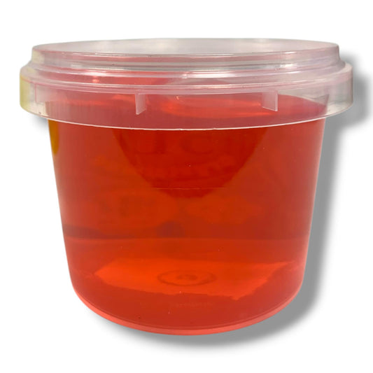 Jumbo Tub Stretchy Slime 250 g Red || علبة سلايم حجم 250 جرام لون أحمر