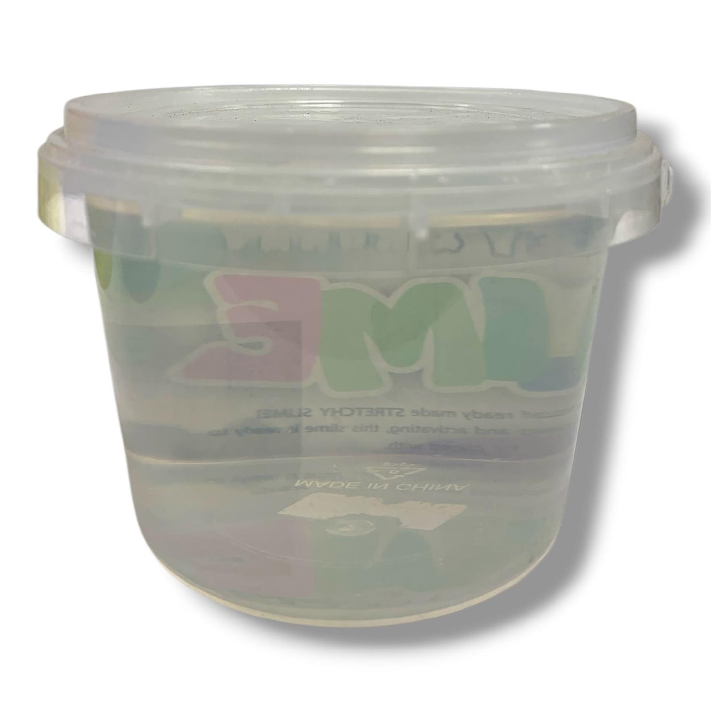 Jumbo Tub Stretchy Slime 250 g Clear || علبة سلايم حجم 250 جرام لون شفاف