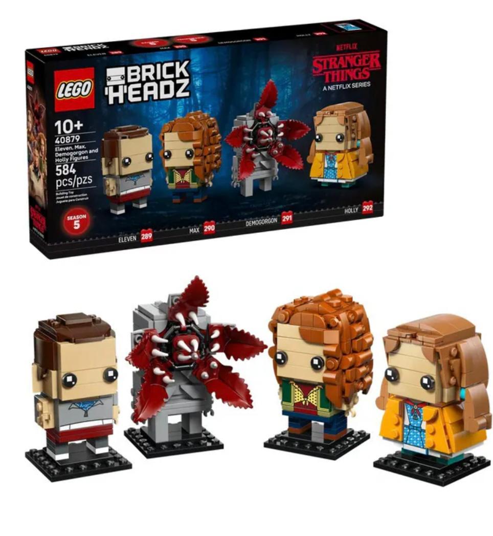 Lego Brickheadz Eleven, Max, Demogorgon and Holly Figures Stranger Things || ليغو بريك هيدز شخصيات سترينجر ثينجز
