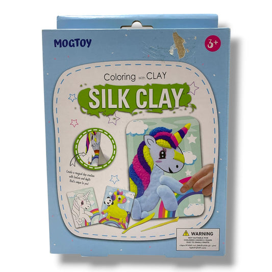 Mogtoy Coloring Silk Clay Set  || العاب موج توي طين صلصال شكل يونيكورن