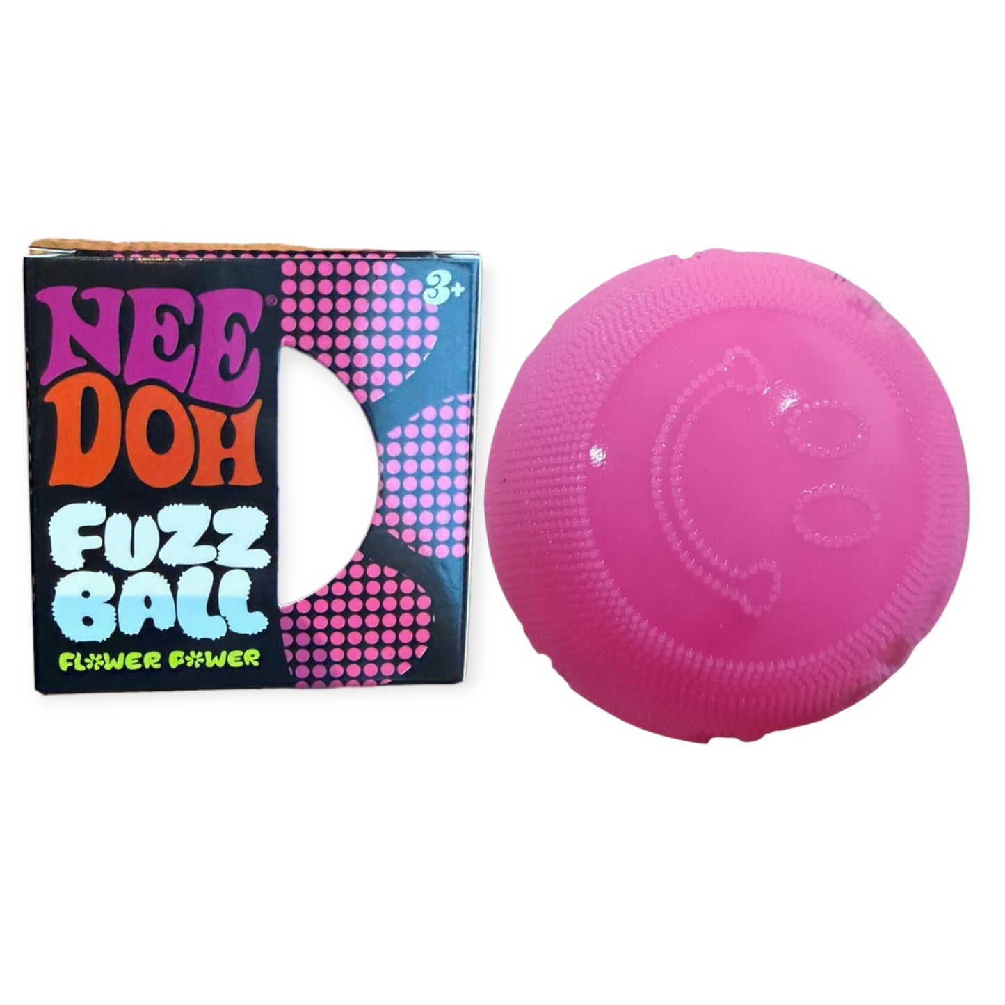 Needoh Fuzz Ball Flower Power Pink || نيدو الكره فاز بول وردي