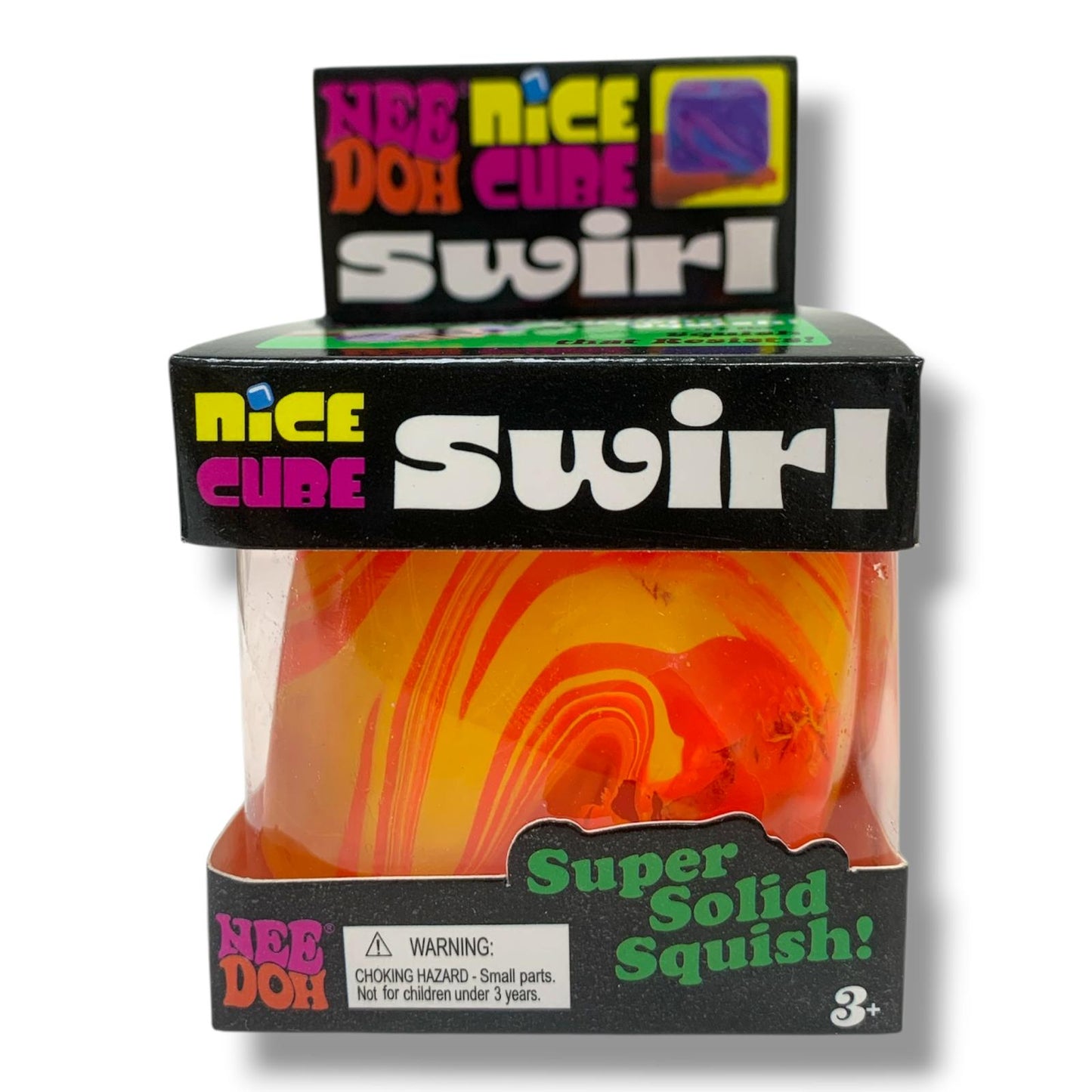 Needoh Nice Cube Swirl Orange Color || مكعب نيدو سويرل لون برتقالي 