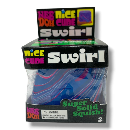 Needoh Nice Cube Swirl Blue || مكعب نيدو سويرل ازرق