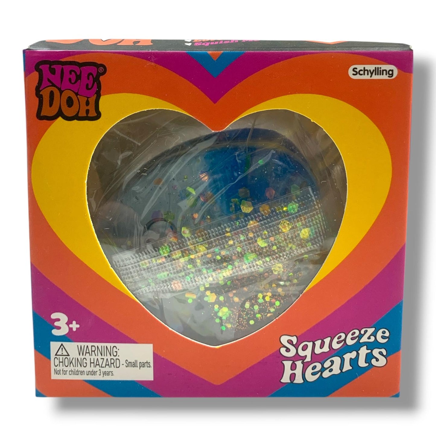 Needoh Squeeze Hearts Squishy Blue || نيدو سكويشي قلب ازرق