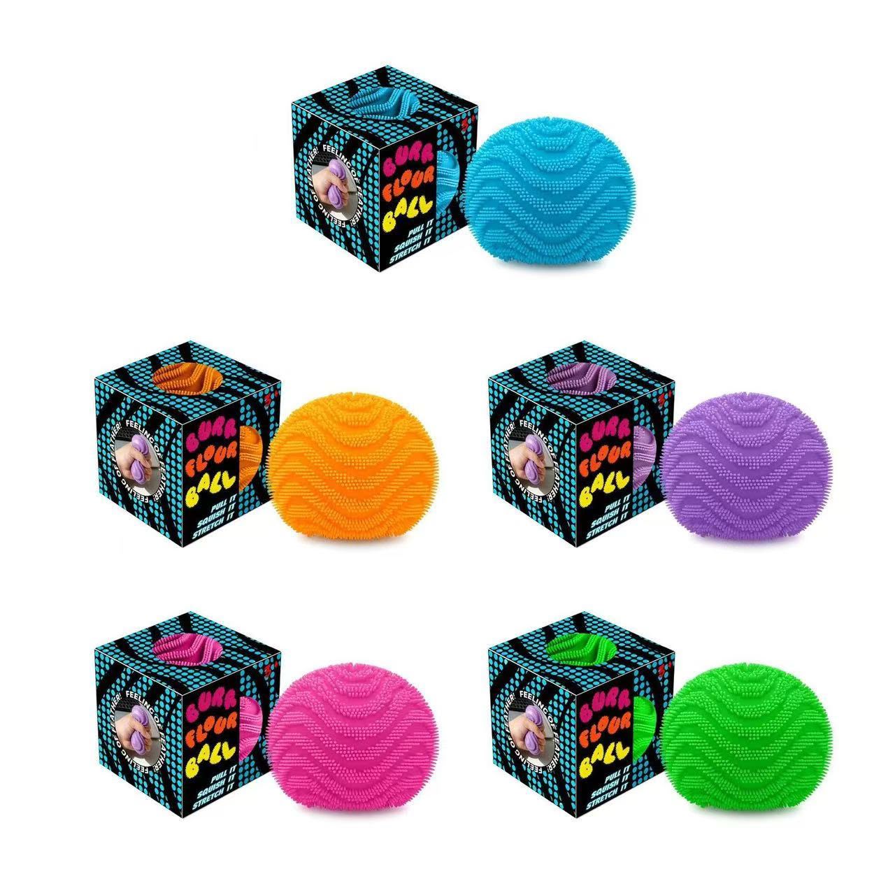 Needoh Fuzz Ball Wonder Waves Purple || نيدو فز بول مموج بنفسجي