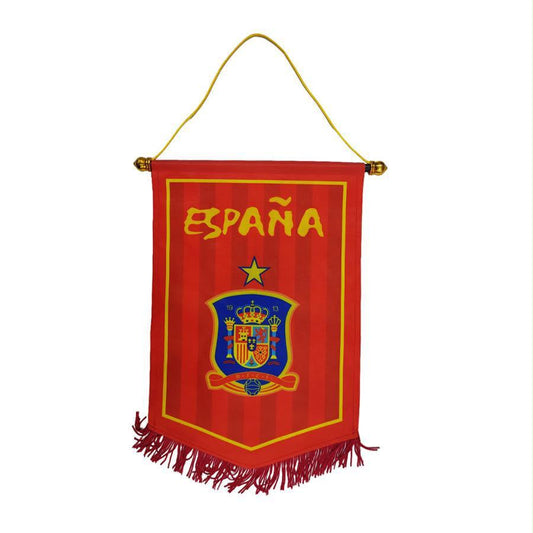 Spain Flag Pennant || علم اسبانيا تعليق