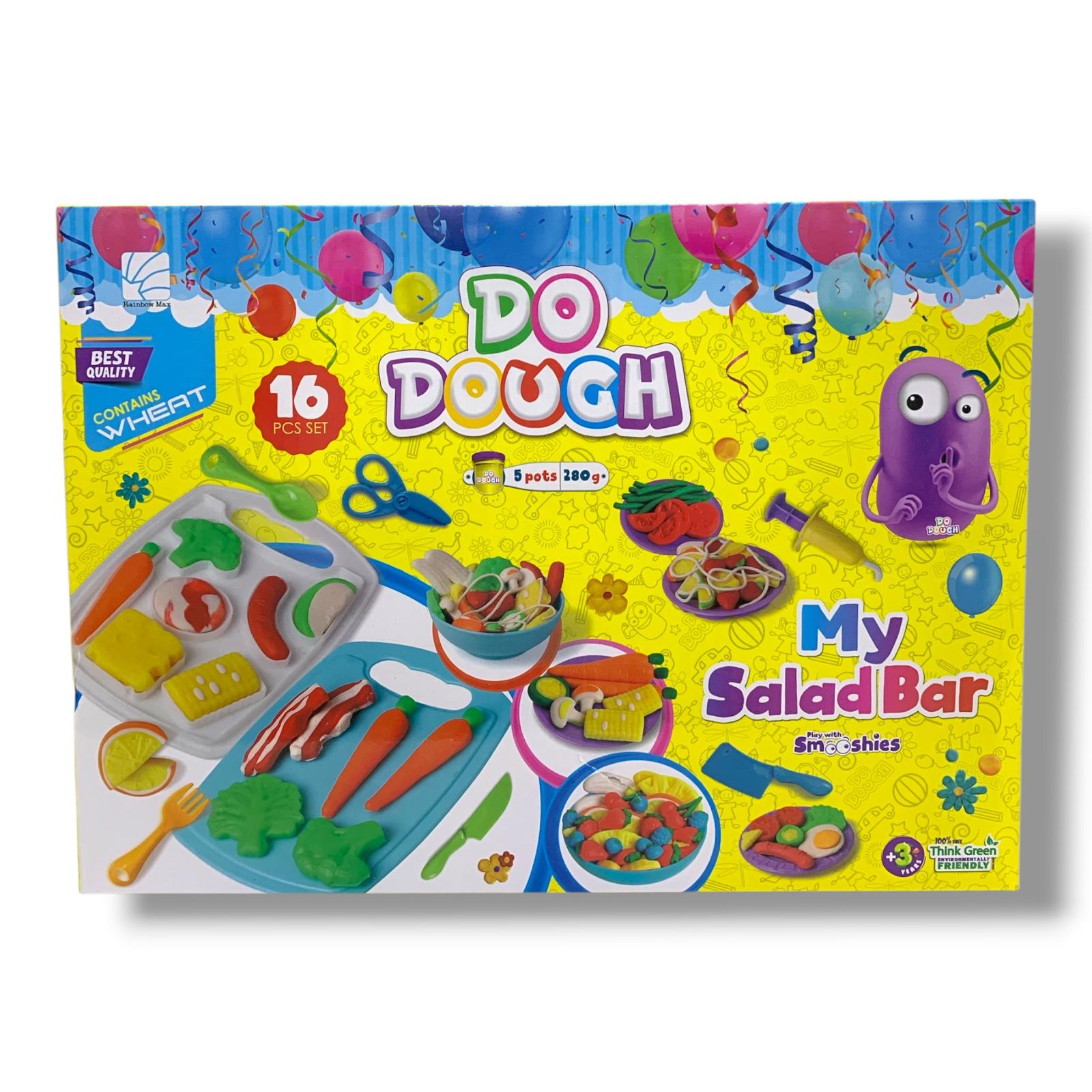Do Dough Playdough My Salad Bar Set 16 Pcs || مجموعة طين صلصال دو دوه 16 قطعه ماي سالاد بار