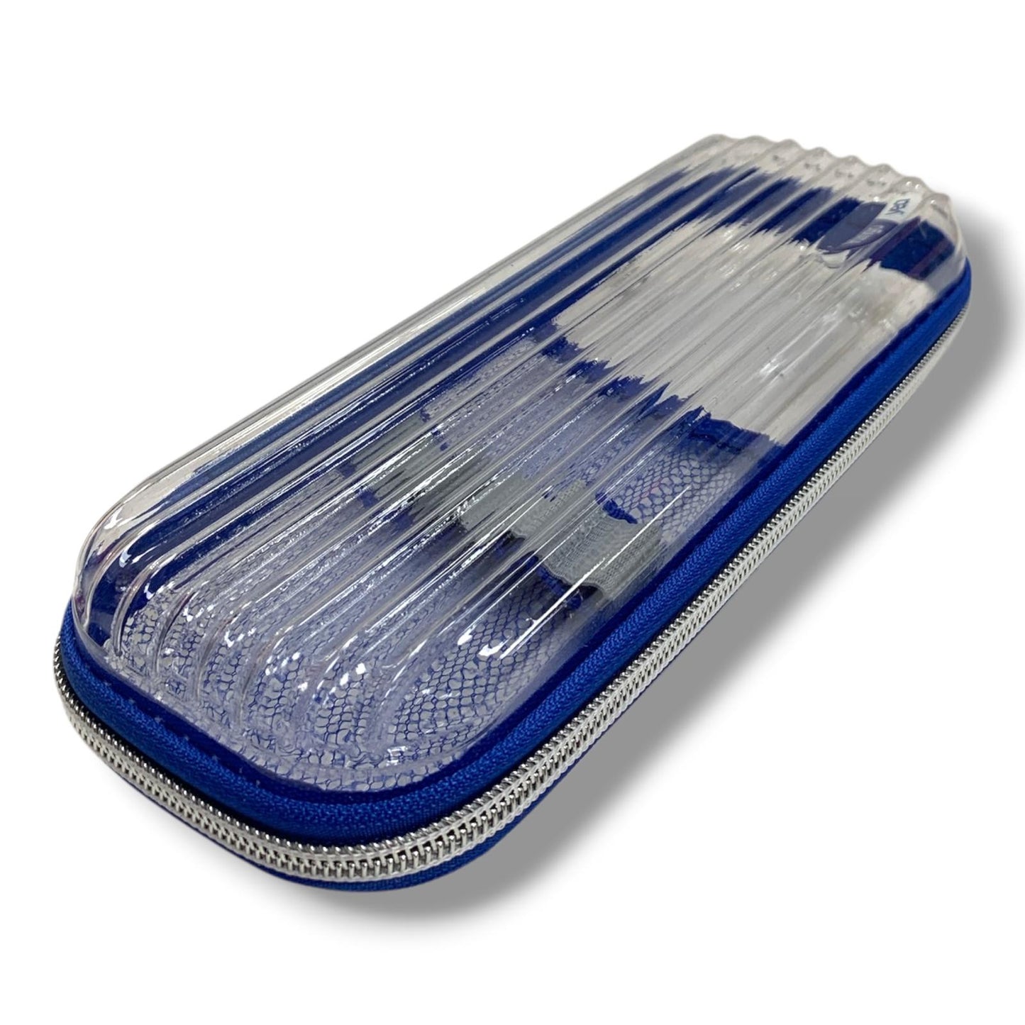 A&T Large Pencil Pouch 1 Zipper Transperant #2 || مقلمة كبيرة سحاب واحد شفاف #2