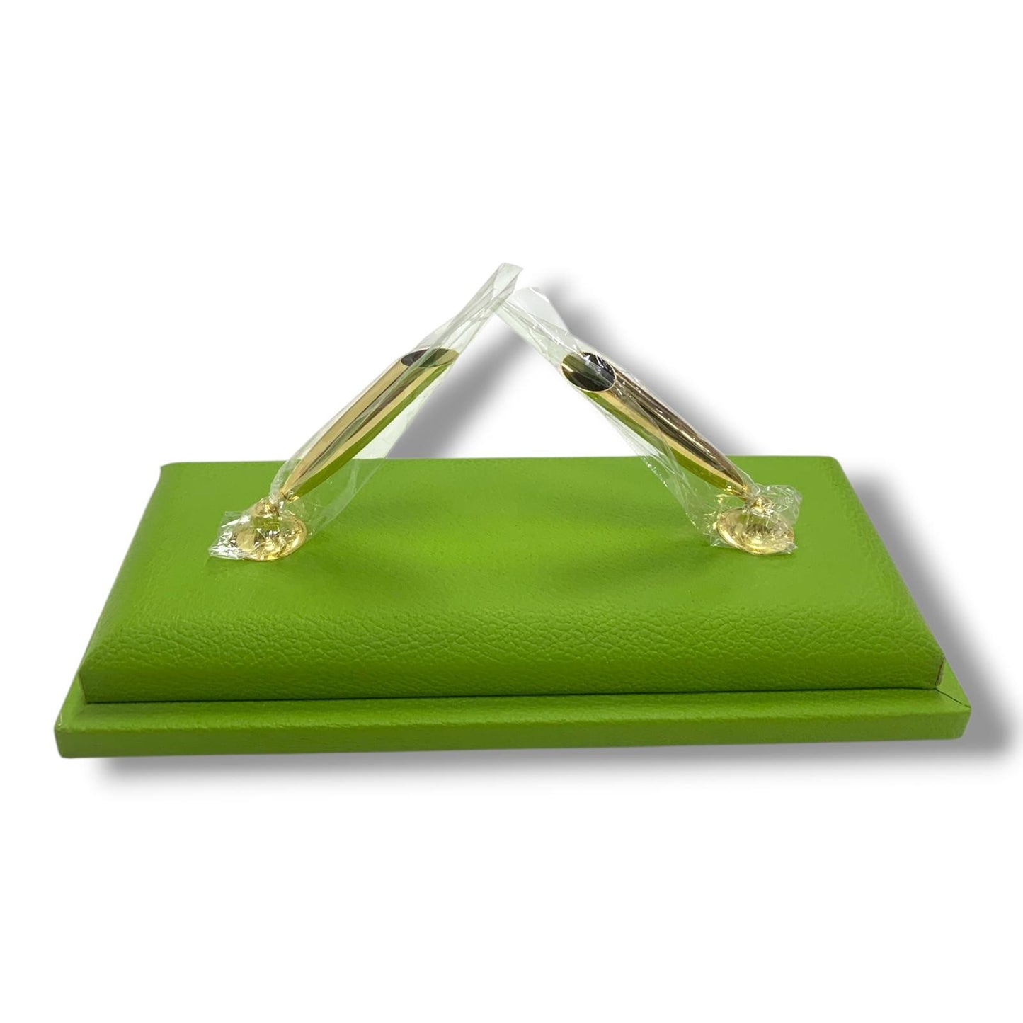 Green Leather Desk Set 6 PCS || طقم مكتب جلد اخضر6 قطع