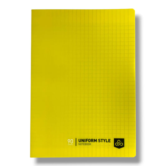 LFK French School Notebook 20*30 A4 cm 96 Pages Yellow || دفتر المدرسة الفرنسية بالكويت مقاس20*30 اي فور عدد 96 صفحة أصفر