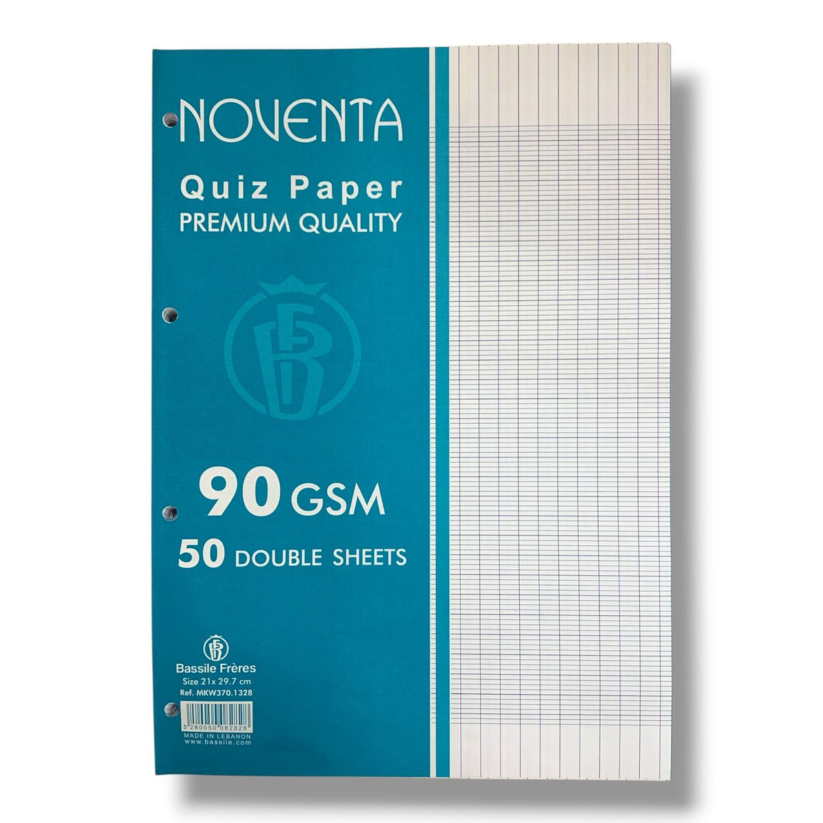 Noventa Quiz Paper Premium Quality A4 Size 90 gsm 50 Double sheets