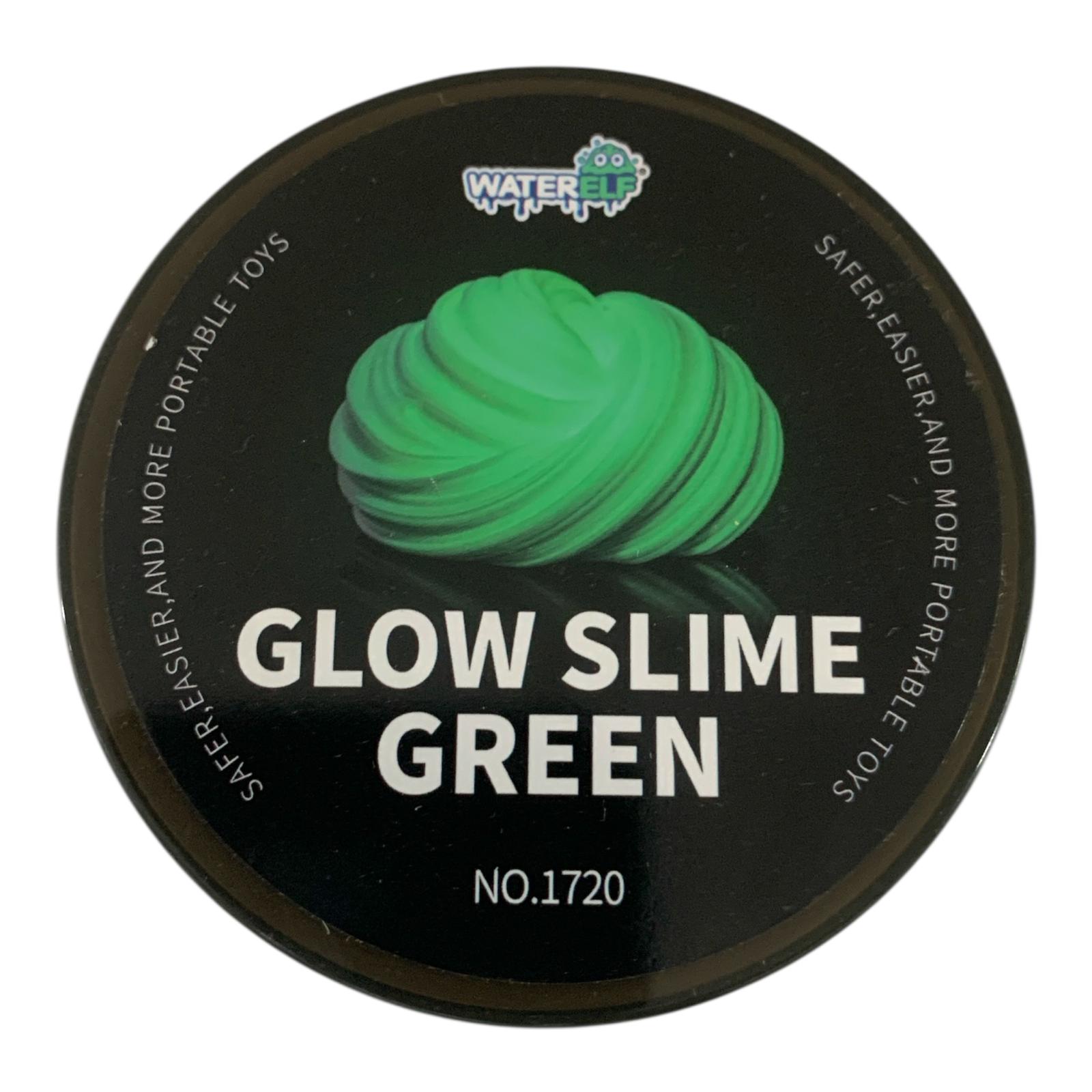 Water Elf Glow Slime 120ml Green || سلايم مضيئ 120 مل لون اخضر
