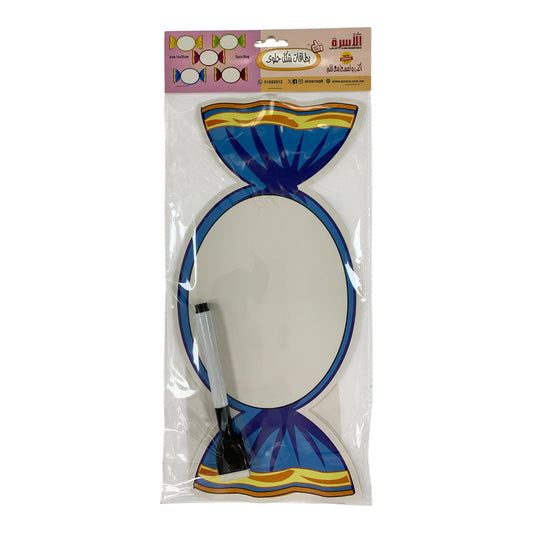 Al Osra Bookstore Teaching Aids Candy || استراتيجيات مكتبة الاسرة استراتيجية بطاقات شكل حلوى