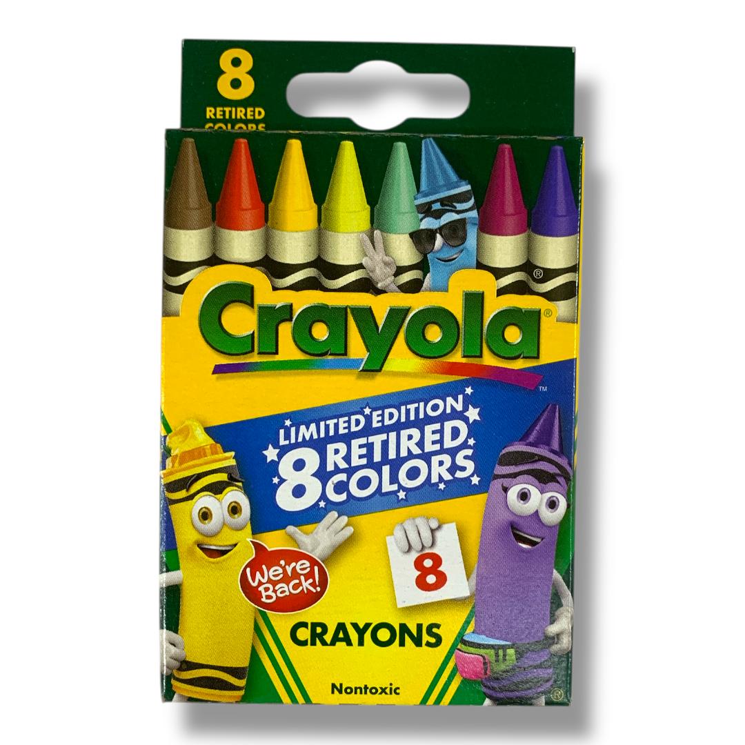 Crayola Limited Edition 8 Retired Colors Crayons || الوان شمعية كرايولا 8 لون