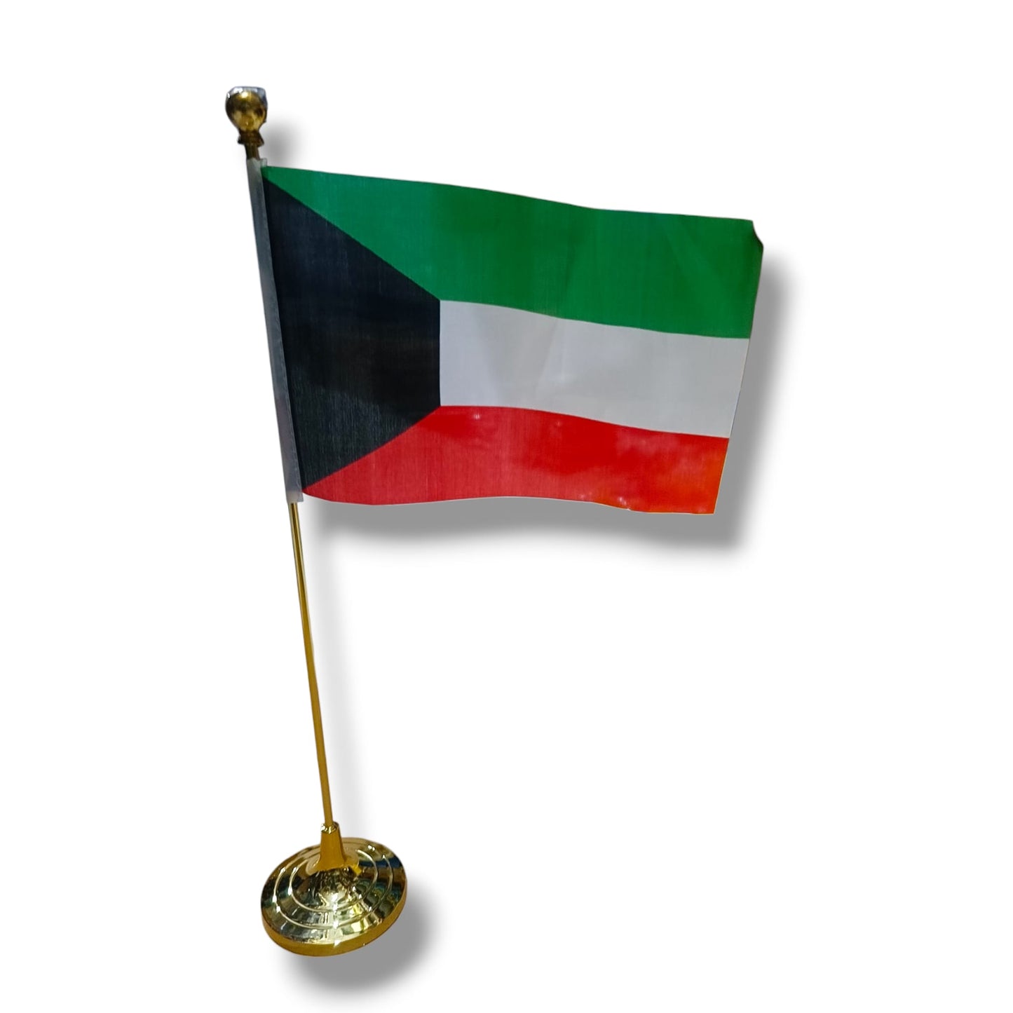 Flag Holder Gold Color 40 cm || سارية علم للمكتب ذهبي 40 سم