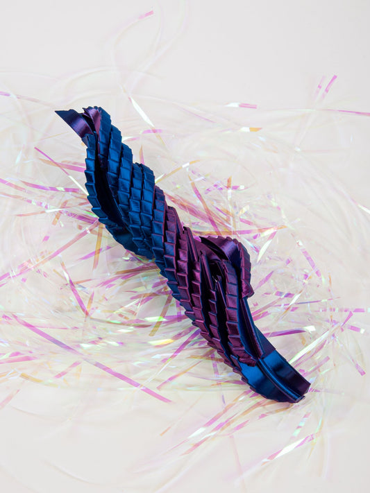 Dragon Egg 3D Printed Woow Crafts Fidget Toy Stress Relief Focus Meditation Enhancer Silky Purple