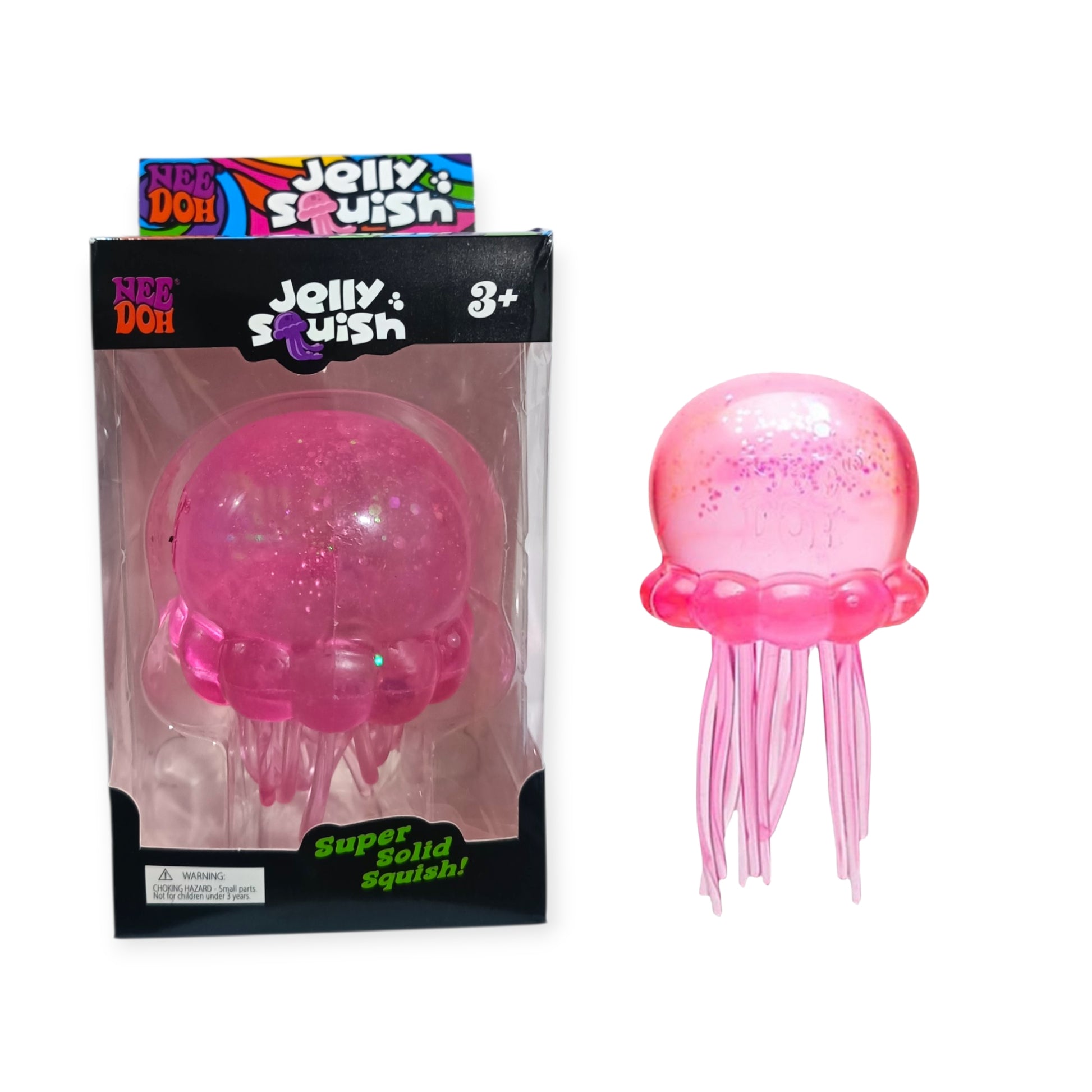 Needoh Jumbo Jelly Squish Pink || نيدو جيلي سكويش جامبو لون وردي