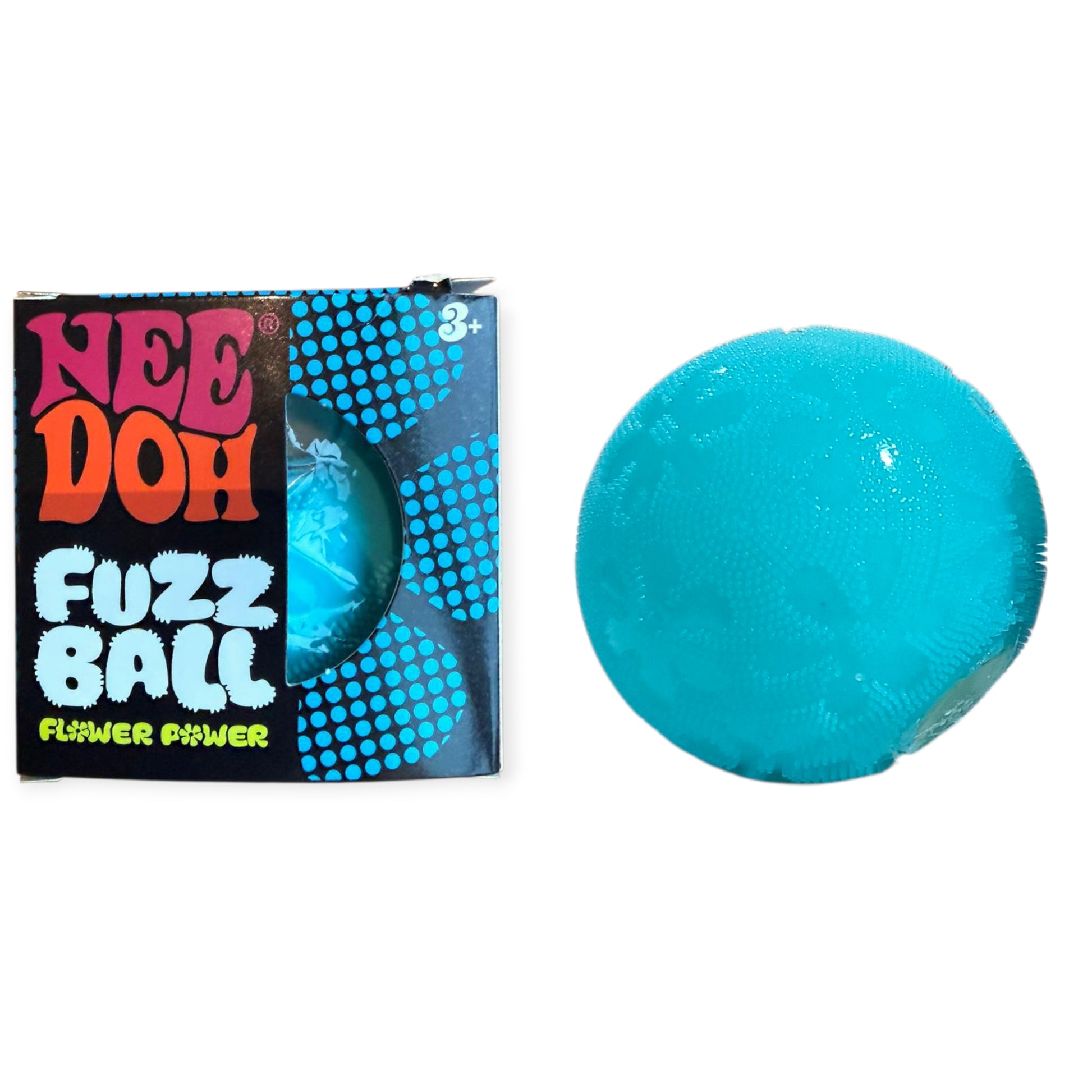 Needoh Fuzz Ball Flower Power Blue || نيدو الكره فاز بول ازرق