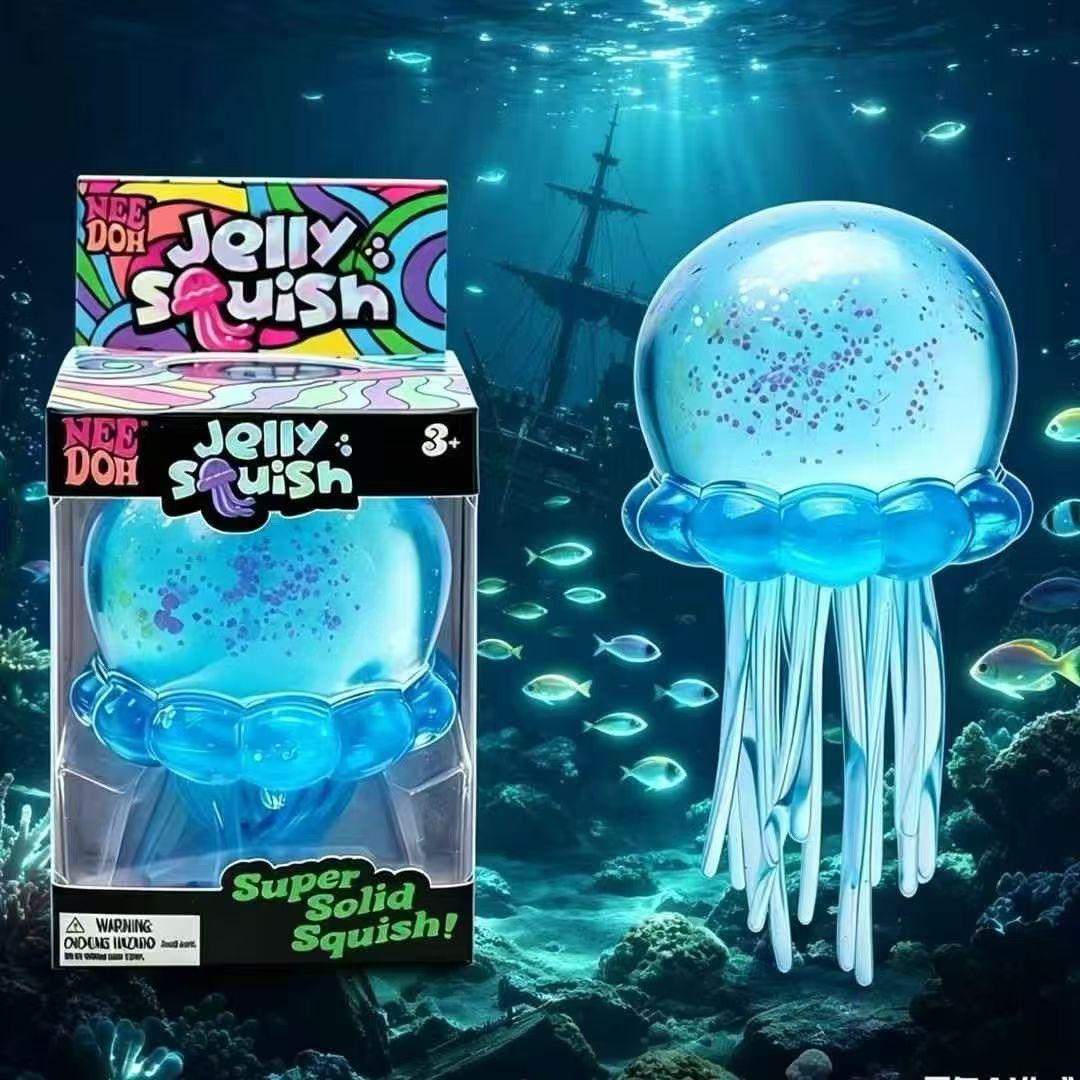 Needoh Jumbo Jelly Squish Blue || نيدو جيلي سكويش جامبو لون ازرق