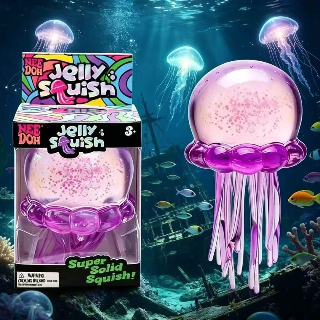 Needoh Jumbo Jelly Squish Blue || نيدو جيلي سكويش جامبو لون ازرق