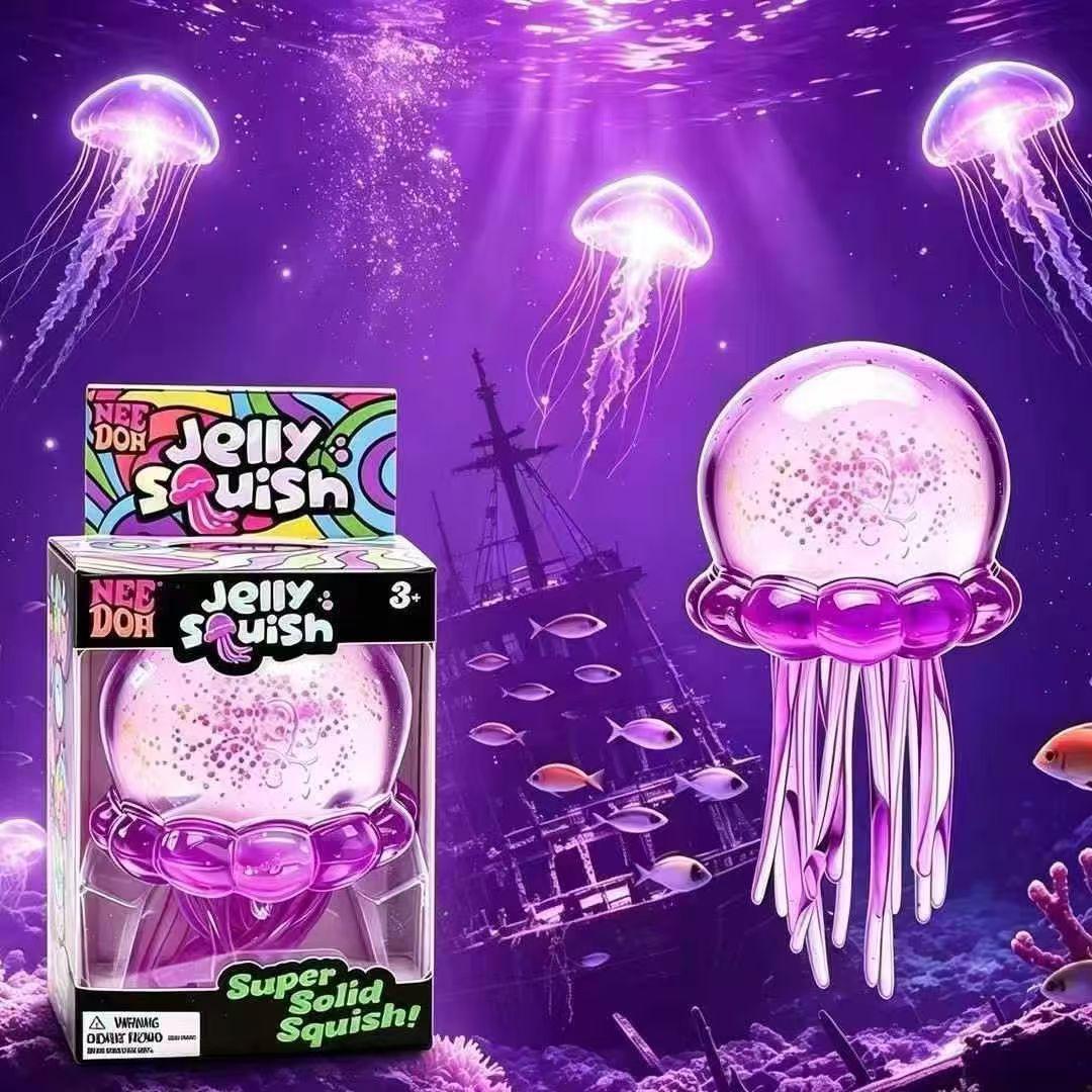 Needoh Jumbo Jelly Squish Blue || نيدو جيلي سكويش جامبو لون ازرق