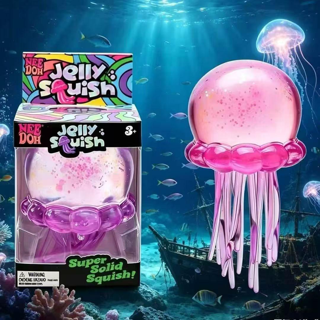 Needoh Jumbo Jelly Squish Blue || نيدو جيلي سكويش جامبو لون ازرق