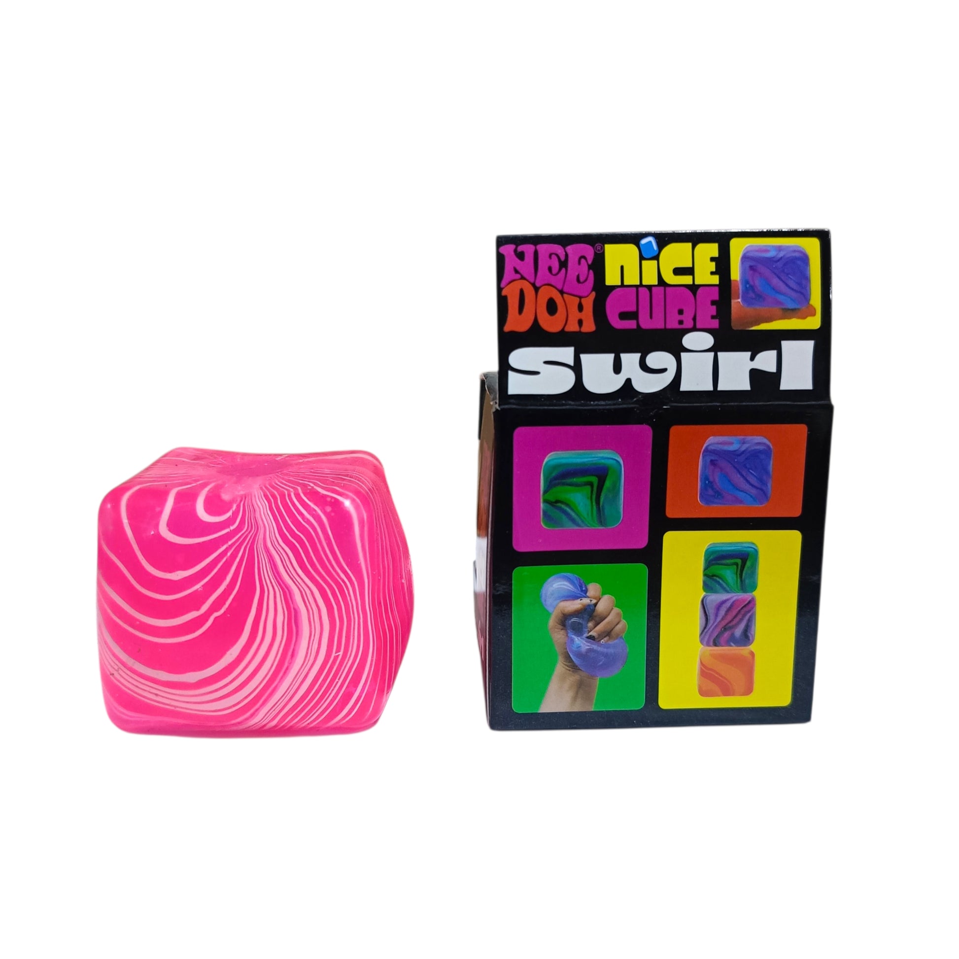 Needoh Nice Cube Swirl Pink || مكعب نيدو سويرل وردي