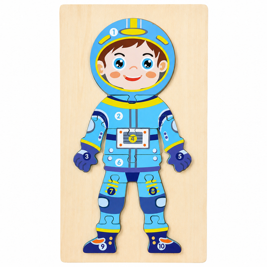 A&T Puzzle Astronaut clean ecommerce product image