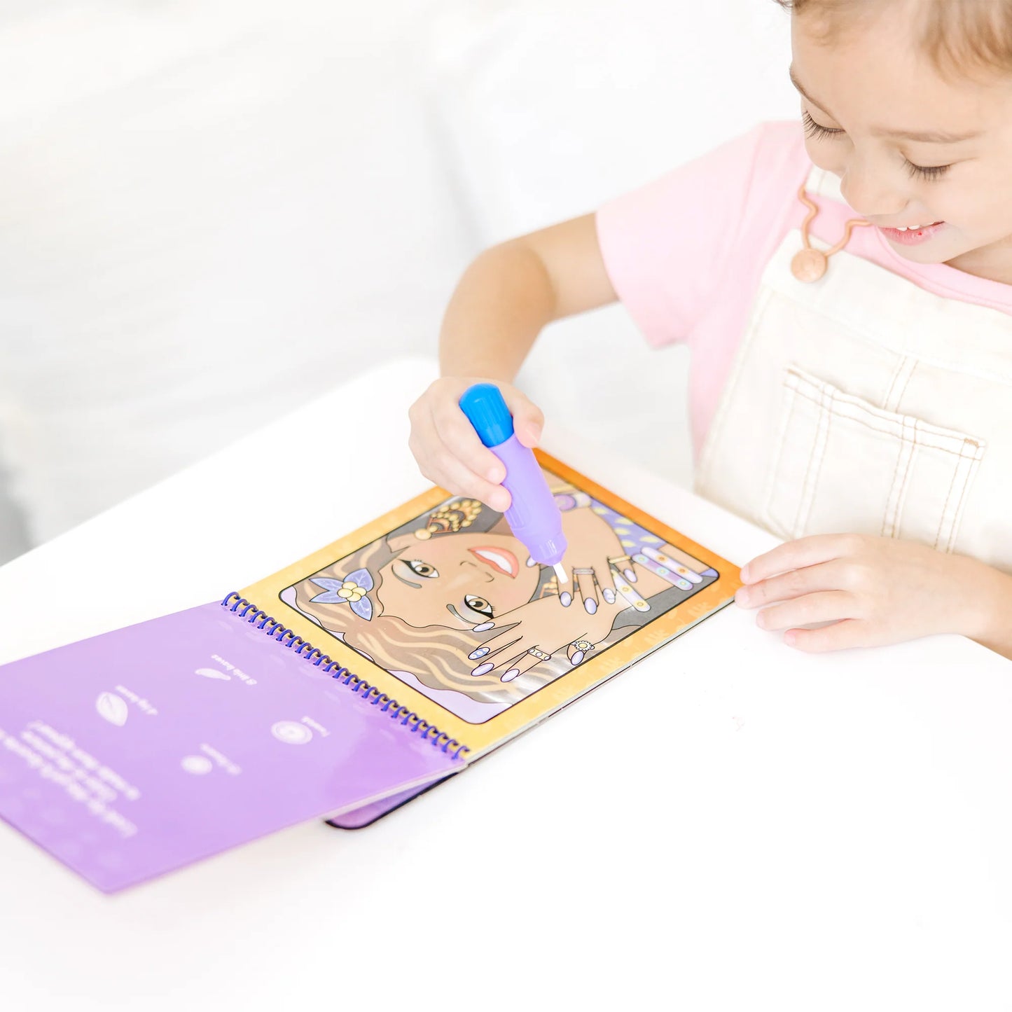 Melissa and Doug Water Reveal Pad Fairy Water Wow Makeup || ميليسا آند دوج  لوحة رسم بالقلم المائي ميك اب