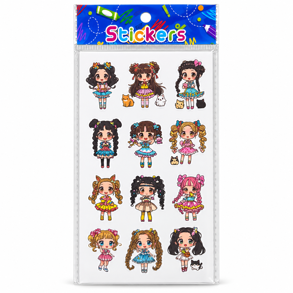 Anime Girls Teacher Decoration and Encouragement Stickers
