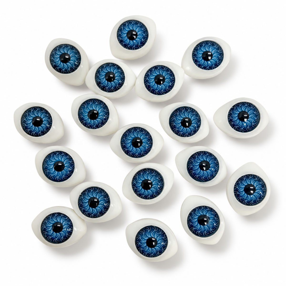 A&T Blue Iris Craft Eyes Pack || عيون بلاستيك زرقاء للأشغال اليدوية