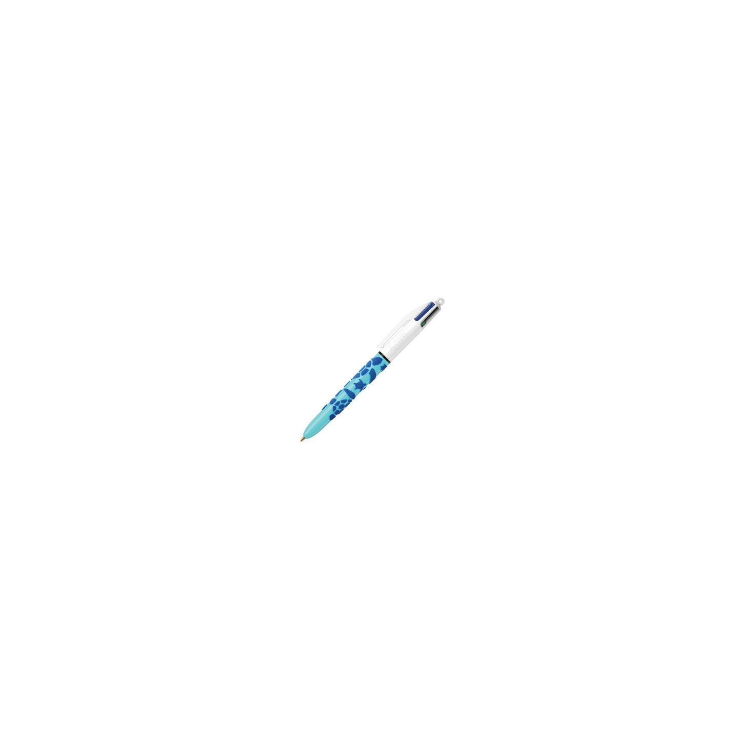 BIC 4 Colours Velvet Gecko Pen || قلم بيك 4 ألوان قطيفة وزغة | 3086123595538